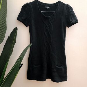 Express Knit Black Top  